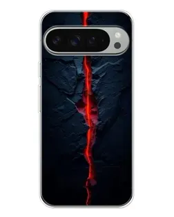 Чехол для Google Pixel 10 Pro XL с картинкой «Kрасная лавовая трещина»