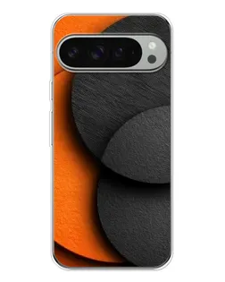 Чехол для Google Pixel 10 Pro XL с картинкой «Геометрия оранжевых кругов»
