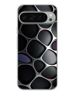 Чехол для Google Pixel 10 Pro XL с картинкой «Объемная темная решетка»