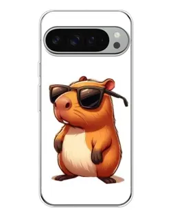 Чохол для Google Pixel 10 Pro XL з картинкою «Капібара в окулярах»