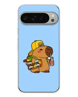 Чохол для Google Pixel 10 Pro XL з картинкою «Капібара на скейті»