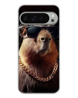 Чохол для Google Pixel 10 Pro XL з картинкою «Капібара золотий ланцюг»