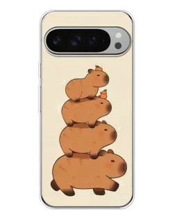Чохол для Google Pixel 10 Pro XL з картинкою «Вежа з капібар»