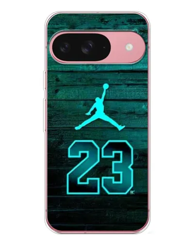 Чехол для Google Pixel 10 Pro с картинкой «Jordan Cyan 23»