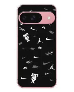 Чехол для Google Pixel 10 Pro с картинкой «Nike Black Pattern»