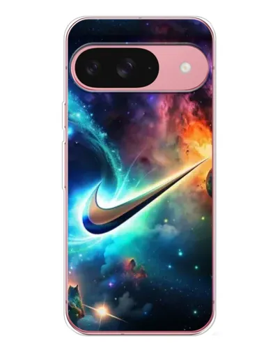 Чохол для Google Pixel 10 Pro з картинкою «Космічний Nike Swoosh»