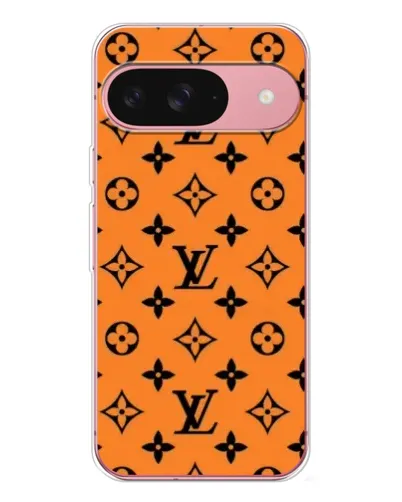 Чохол для Google Pixel 10 Pro з картинкою «Помаранчевий стиль LV»