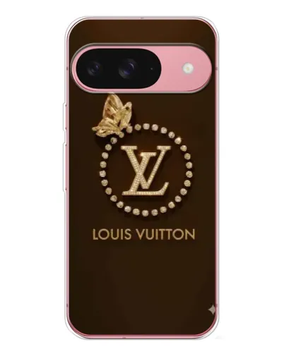 Чохол для Google Pixel 10 Pro з картинкою «LV — золота печатка»