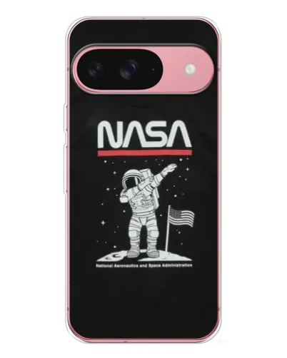 Чохол для Google Pixel 10 Pro з картинкою «NASA — крокуємо по Місяцю»