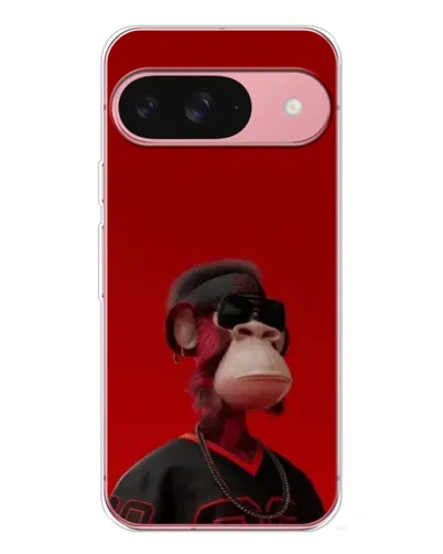 Чохол для Google Pixel 10 Pro з картинкою «Bored Ape в червоному»