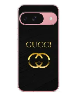 Чохол для Google Pixel 10 Pro з картинкою «Золотий логотип Gucci»