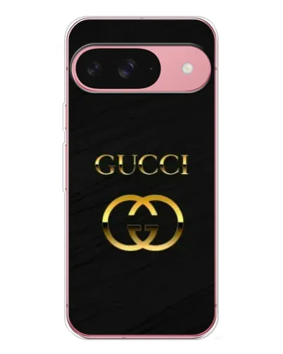 Чохол для Google Pixel 10 Pro з картинкою «Золотий логотип Gucci»