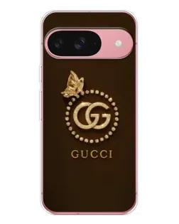 Чохол для Google Pixel 10 Pro з картинкою «Gucci — золотий метелик»