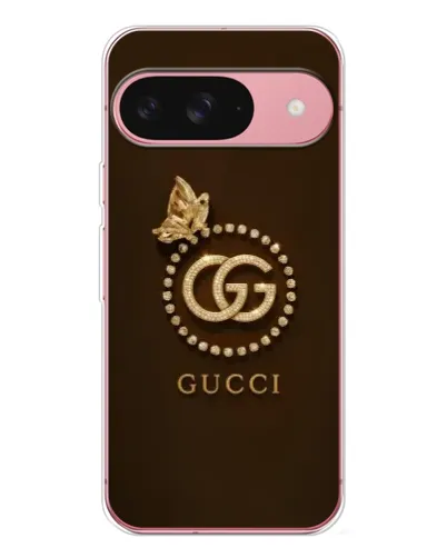 Чохол для Google Pixel 10 Pro з картинкою «Gucci — золотий метелик»