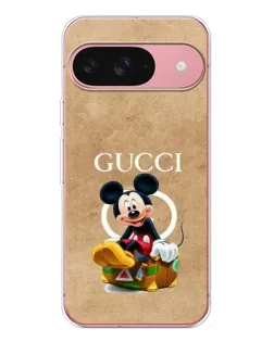 Чохол для Google Pixel 10 Pro з картинкою «Міккі Маус Gucci — крафт»