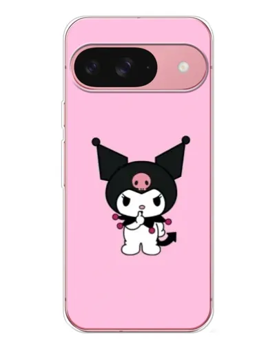 Чохол для Google Pixel 10 Pro з картинкою «Kuromi — рожева ніжність»