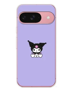 Чохол для Google Pixel 10 Pro з картинкою «Kuromi — фіолетовий мінімалізм»