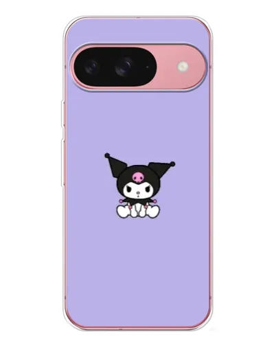 Чохол для Google Pixel 10 Pro з картинкою «Kuromi — фіолетовий мінімалізм»