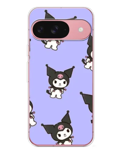 Чохол для Google Pixel 10 Pro з картинкою «Паттерн з Kuromi»
