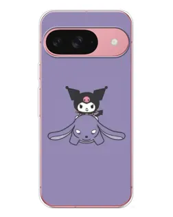 Чохол для Google Pixel 10 Pro з картинкою «Kuromi на ліловому фоні»