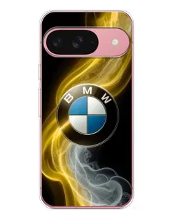 Чохол для Google Pixel 10 Pro з картинкою «Золотистий дим BMW»