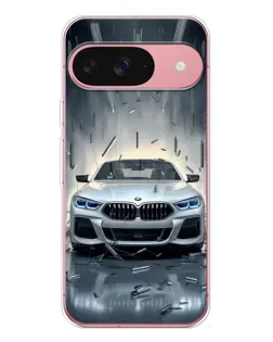 Чохол для Google Pixel 10 Pro з картинкою «BMW у світлі фар»