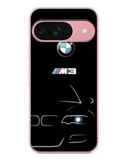 Чохол для Google Pixel 10 Pro з картинкою «Мінімалістичний принт BMW M3»
