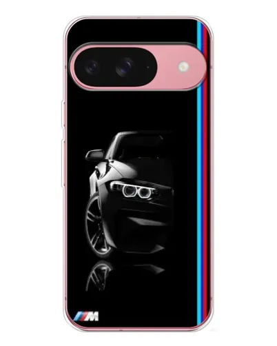 Чохол для Google Pixel 10 Pro з картинкою «Силует BMW в темряві»
