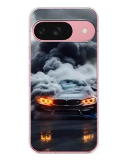 Чохол для Google Pixel 10 Pro з картинкою «BMW у диму»
