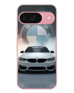 Чохол для Google Pixel 10 Pro з картинкою «BMW в білому диму»