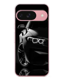 Чохол для Google Pixel 10 Pro з картинкою «Чорна BMW — профіль»