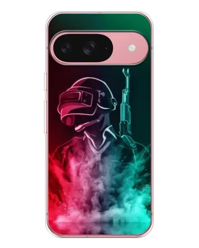 Чохол для Google Pixel 10 Pro з картинкою «PUBG — вогняний воїн»