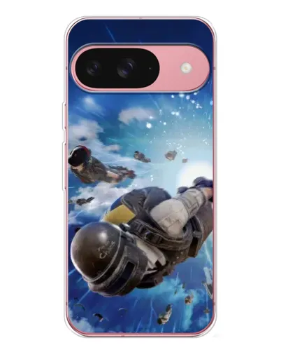 Чохол для Google Pixel 10 Pro з картинкою «Десант PUBG — стрибок»