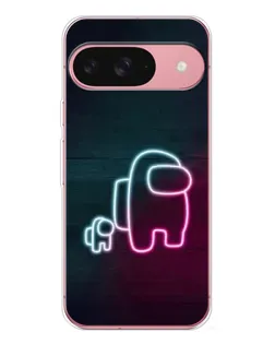 Чохол для Google Pixel 10 Pro з картинкою «Among Us неон-арт»