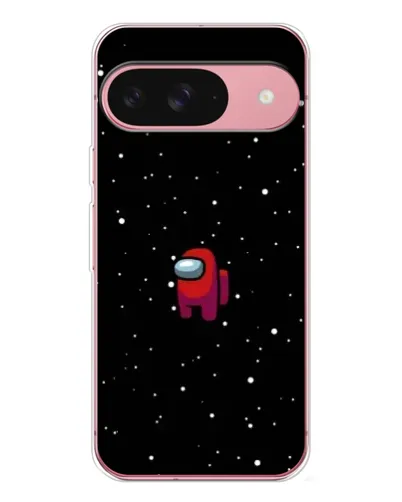 Чохол для Google Pixel 10 Pro з картинкою «Червоний Among Us»