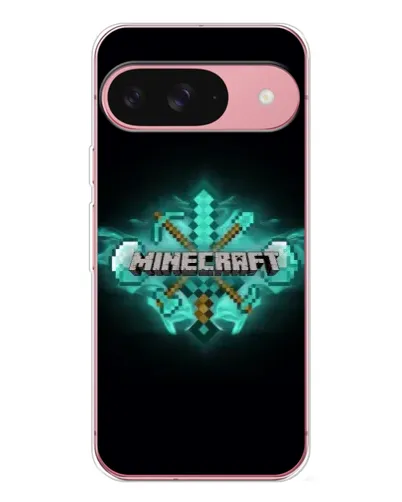 Чохол для Google Pixel 10 Pro з картинкою «Minecraft Diamond лого»