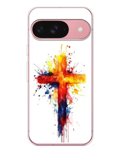 Чохол для Google Pixel 10 Pro з картинкою «Акварельний хрест»