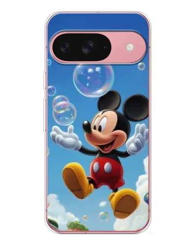 Чохол для Google Pixel 10 Pro з картинкою «Mickey та мильні бульбашки»