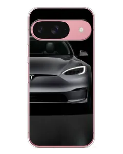 Чехол для Google Pixel 10 Pro с картинкой «Tesla Model S Look»