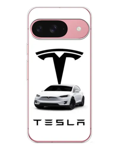 Чохол для Google Pixel 10 Pro з картинкою «Tesla White Style»