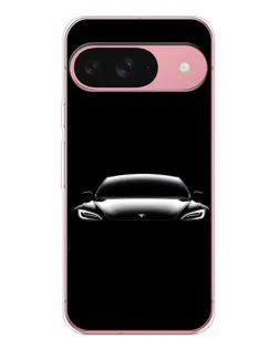 Чохол для Google Pixel 10 Pro з картинкою «Фари Tesla Night»