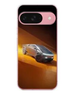 Чохол для Google Pixel 10 Pro з картинкою «Cybertruck у пустелі»