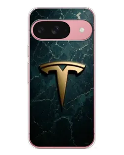 Чохол для Google Pixel 10 Pro з картинкою «Мармурова Tesla Gold»