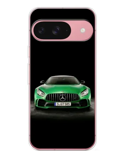 Чохол для Google Pixel 10 Pro з картинкою «Mercedes — неоновий лого»