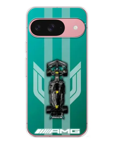 Чохол для Google Pixel 10 Pro з картинкою «Mercedes AMG Petronas»