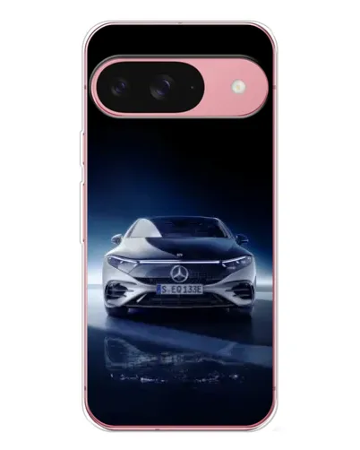 Чохол для Google Pixel 10 Pro з картинкою «Нічний Mercedes EQ»
