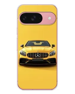 Чохол для Google Pixel 10 Pro з картинкою «Жовтий Mercedes GT»