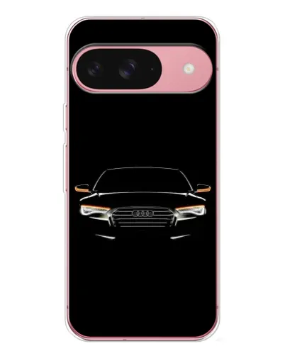 Чехол для Google Pixel 10 Pro с картинкой «Audi — ночной контур»