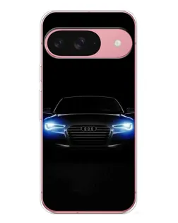 Чехол для Google Pixel 10 Pro с картинкой «Audi в неоне»