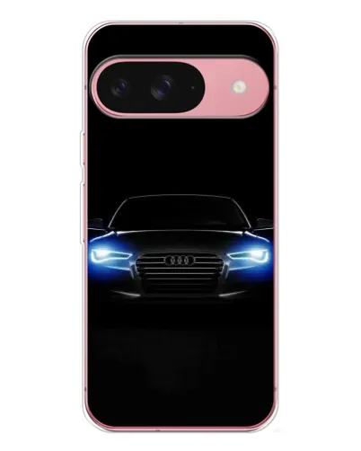 Чехол для Google Pixel 10 Pro с картинкой «Audi в неоне»